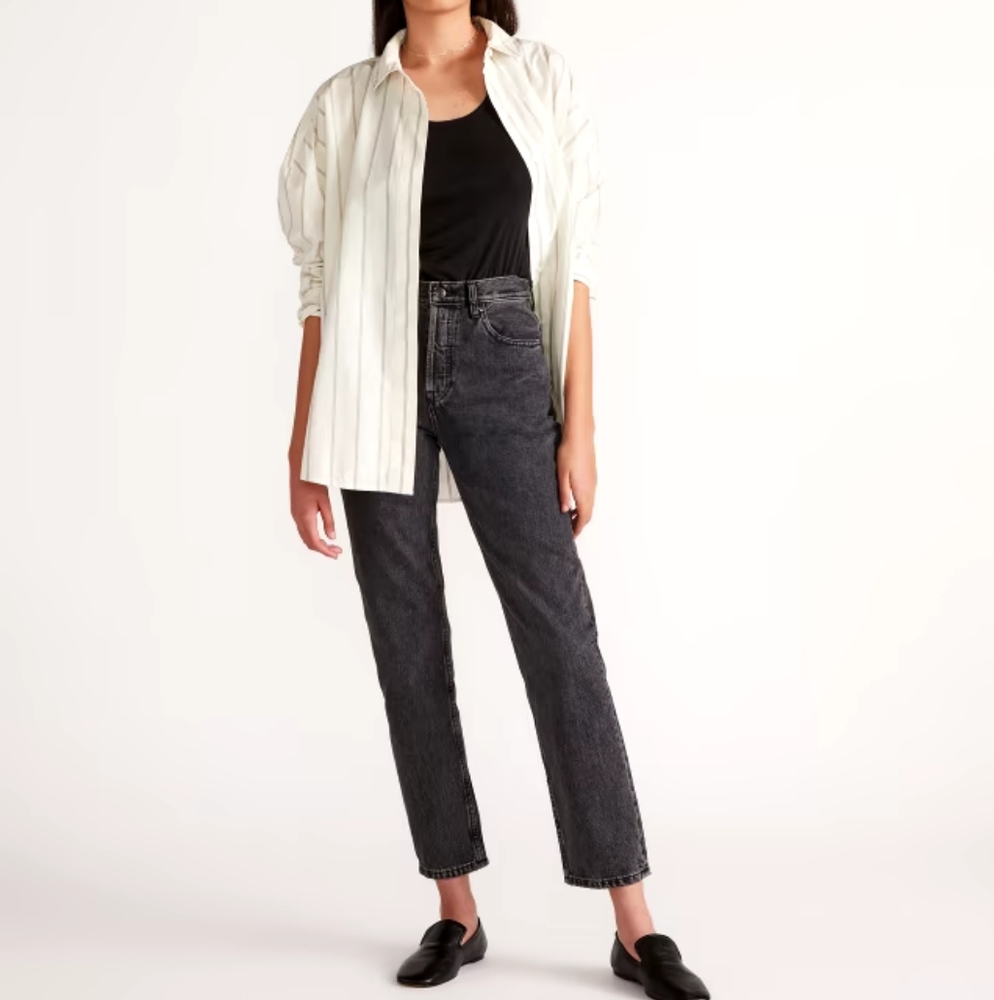 Everlane The High Rise Straight Jean